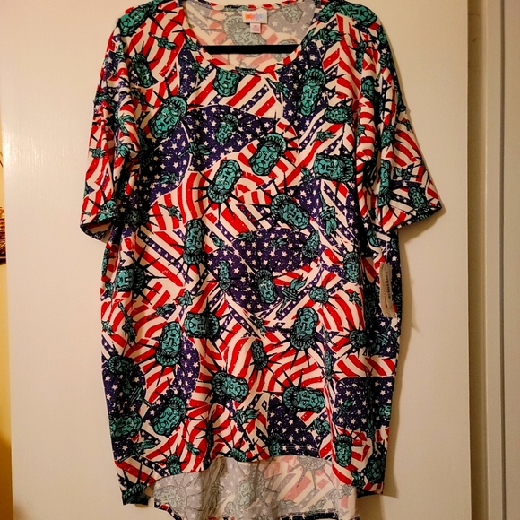 LuLaRoe Tops - REDUCED - Lularoe Irma Statue of Liberty